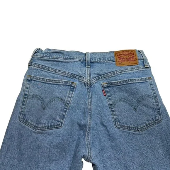 Levi's 501 Straight Cut Cropped Jeans Waist 28 - Picture 9 of 11